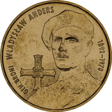 2 złote - Generał Władysław Anders